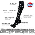 thumbnail image 5 of 6 Pairs Compression Socks for Women & Men Circulation - Best Support for Nurses,Running,Athletic,Sports, 5 of 7