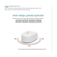 thumbnail image 3 of Cargador Hx6100 para cepillo de dientes, irrigador bucal Air Floss Flosser/mango Hx8140 Hx8111 8141 Hx8211 Eu s202412243434, 3 of 5