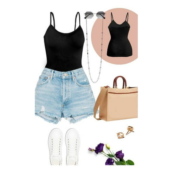 Pack 4 Blusas De Tirante Microfibra Fresca Basicos De Mujer LOLE  Blusa