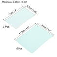 thumbnail image 2 of Unique Bargains Welding Helmet Lens, 5pcs 4.5' x 3.5' for Outer 2pcs 4' x 1.85' for Inner Protective Covers Replacement, 2 of 4