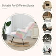 thumbnail image 7 of Nursery Rocking Chair, Upholstered Glider Rocker with High Backrest, Comfortable Stylish Accent Armchair with Padded Seat for Living Rooms, Bedrooms, Offices, 7 of 7
