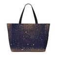 thumbnail image 2 of Fotbe Gold Black Glitter Bolsa de Viaje para Playa - Resistente al Agua, Bolsa Tote de Gran Capacidad y Ligera con 7 Bolsillos para Mujeres y Hombres, 2 of 7