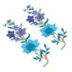 thumbnail image 4 of Parche bordado, parche de flores, 2 flores, pegatinas de tela bordadas para bricolaje, decoración de ropa, multifuncional, 4 of 14