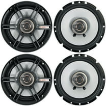 (4) Crunch CS65CXS 6.5" Car Audio Shallow Mount Speakers 300 Watts Max 2-Way
