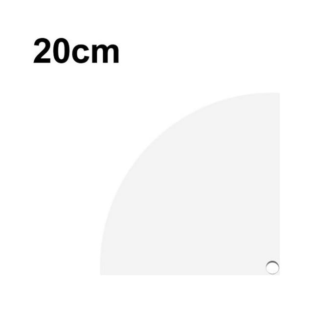 Wooden Wall Blank Clock Face 5Mm Thick Diy Replacement Parts 8 10 12 Inch White