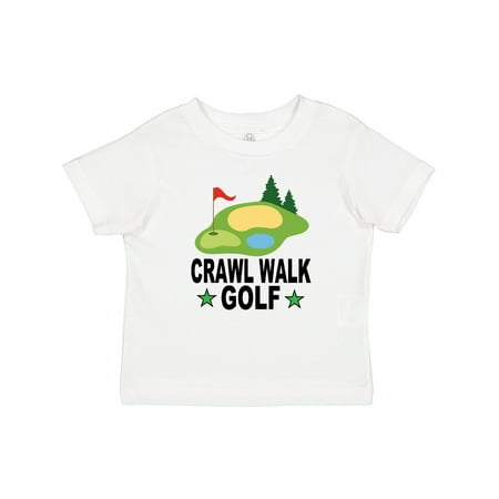 

Inktastic Golfing Crawl Walk Golf Gift Baby Boy or Baby Girl T-Shirt