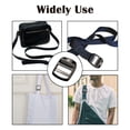 thumbnail image 4 of 8 Pcs Metal Ladder Lock Buckle Adjustable Webbing Strap Release Buckles for Backpack Strap Zinc Alloy Buckle for Backpack Strap Accessories, 4 of 8