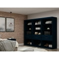thumbnail image 2 of Manhattan Comfort Mulberry 3-Piece Wood Open Sectional Closet Set in Blue, 2 of 9
