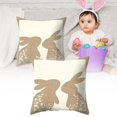 thumbnail image 1 of asddcavvf Easter Pillowcase Linen Comfort Fabric Bunny Pillowcase Home Sofa Pillowcase, 1 of 7