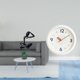 thumbnail image 2 of Figura de escritorio,Escultura abstracta de pensador para la oficina o el hogar,Reloj de pared,Reloj de pared decorativo,moderno y elegante,Reloj de pared redondo silencioso,sin tictac,ideal, 2 of 8