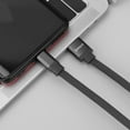 thumbnail image 6 of Ampker USB Cable for TCL 30 Z - 2.4A Fast Charging (Heavy Duty Nylon Braided) USB-C to USB-A Cable - 3.3 Feet - Black, 6 of 8