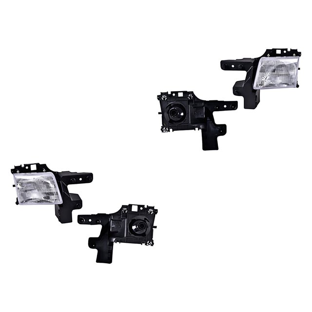 Par de Faros DEPO Ram 1500 Van 1998 A 2003 Dodge