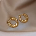thumbnail image 6 of FENOHREFE Lightweight Hoop Earrings Pendant Delicate Gold/Silver Tone Hoop Earrings Charm Crafted For Stylish Women, 6 of 7