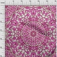 thumbnail image 3 of oneOone Cotton Jersey Pink Fabric Mandala Fabric For Sewing Printed Craft Fabric By The Yard 58 Inch Wide-6K, 3 of 6