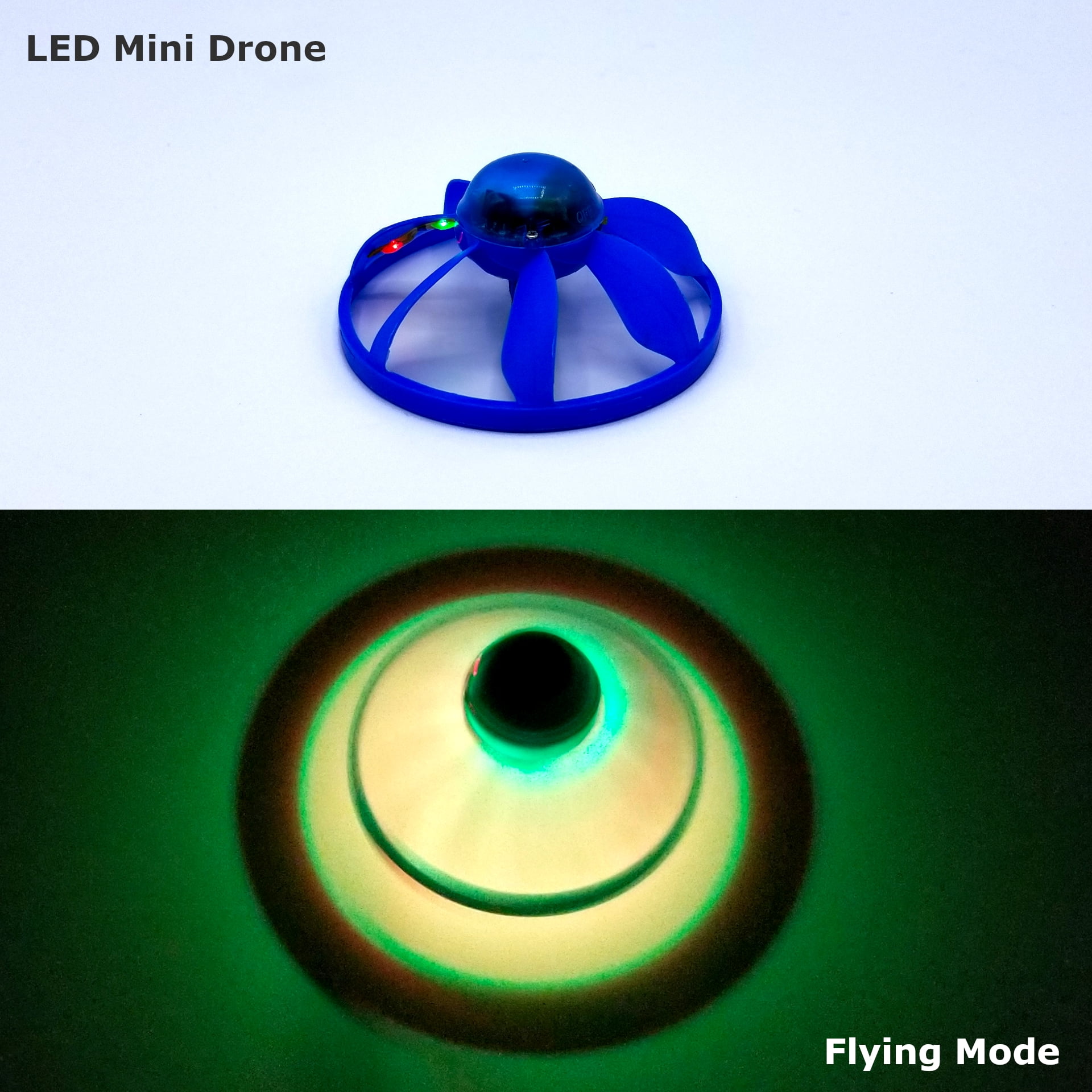 Mini Flyer - Hover Shot. Miniature Flying Saucer Operated By Infrared  Shooter! Realistic Laser Tag Gun Sound Effect Shooting Game With Mini LED  Flying