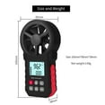 thumbnail image 3 of Anemometer,Wind De Meter Wind De À Weather Data La De Anemometer Wind Handheld Anemometer Wind Lcd Portable Wind À Voile De Vent Du Vent Wind Speed Meter Cfm Lcd Weather Voile Surf De Meter, 3 of 6