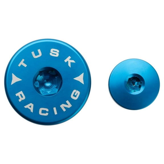 Tusk Billet Aluminum Engine Plug Kit Blue for Yamaha YFZ 450 2004-2009,2012-2013
