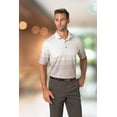 thumbnail image 2 of Paragon 153 Belmont Comfort Stretch Sublimated Striped Performance Polo-Ash Heather-4XL, 2 of 2