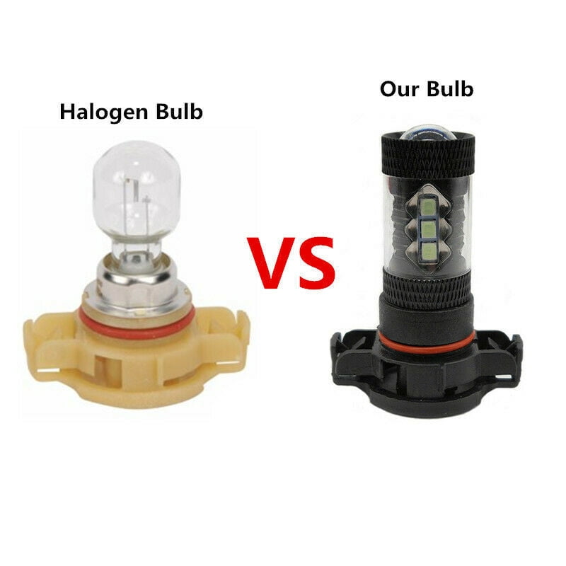 Yellow 9145 H10 LED Fog Light Bulbs – 80W 3000LM – For Ford F150 1999-2020 & Expedition 2000-2012 3 thumbnail image