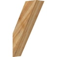 thumbnail image 2 of Ekena Millwork BRC06X16X28TRA00RWR Genouillère Traditionnelle Rugueuse 6"L x 16"P x 28"H, Cèdre Rouge Western, 2 of 4