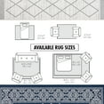 thumbnail image 7 of Gertmenian Ringley Simmone Modern/ Contemporary Striped Navy Area Rug, 9x13, 7 of 7