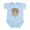 Sky Blue, variant on CafePress - Single Girl Owl Infant Bodysuit - Baby Light Bodysuit, Size Newborn - 24 Months