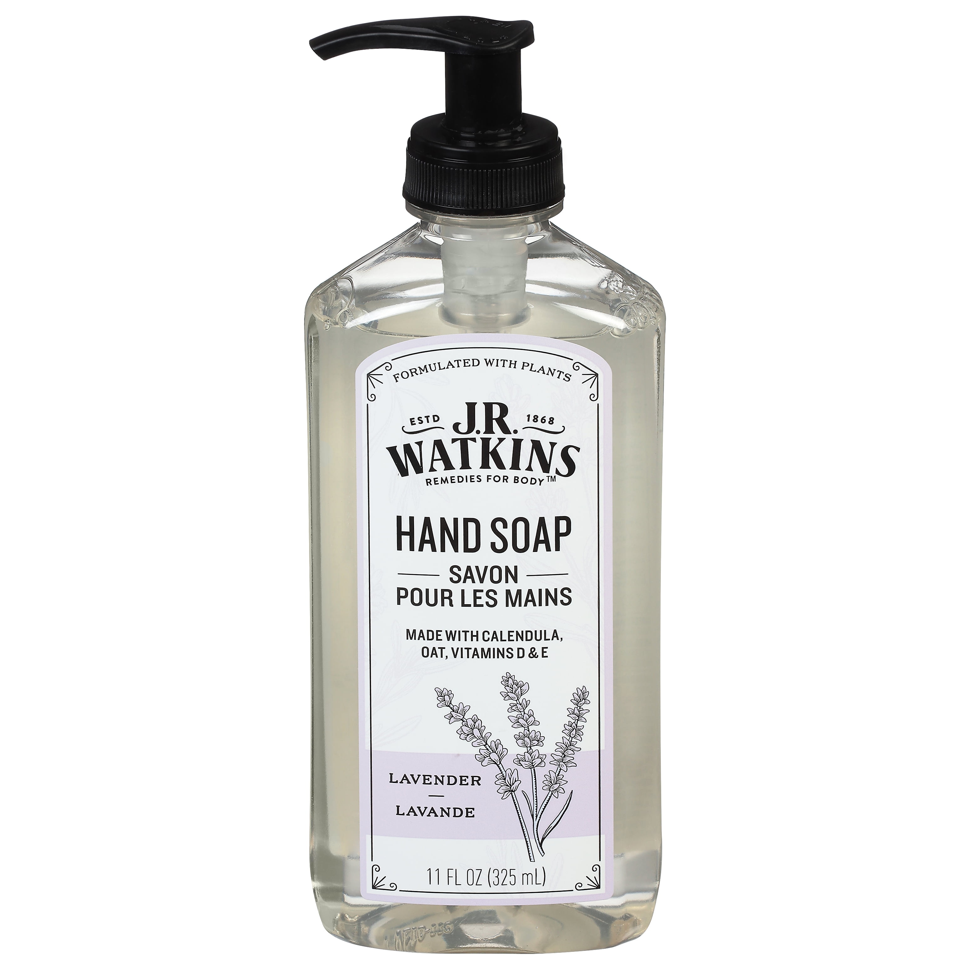 J.r. Watkins - Hand Soap Gel Lavender - Case Of 3-11 Fz