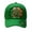 Green, variant on St. Patrick's Day 4 Leaf Clover Baseball Hat Adjustable Embroidery Shamrock Baseball Cap for Men and Women (Pink)