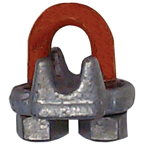 CM Columbus McKinnon Wire Rope Clips, 3/4 in, Galvanized Zinc