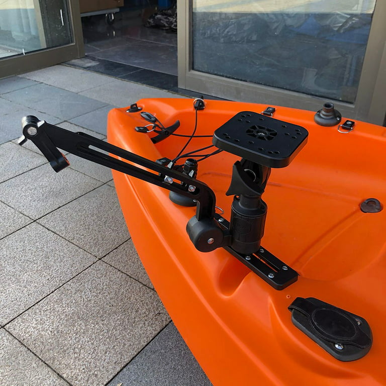 Yannee Fish Finder Base Bracket Transducer Mounting Fish Finder Mount for  Kayak Fishing 