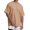 Khaki, variant on Men'S Loose Sports Casual Fast Dry Stretchable T Shirts Spread Out Short Sleeves Tee Shirt Showcasing Male Charm