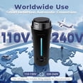 thumbnail image 2 of Dual Voltage Travel Kettle, 110-240V Portable Electric Kettle with LCD Display, 4 Temperature Settings, 4 Colors LED for Global Use (350ML), 2 of 5