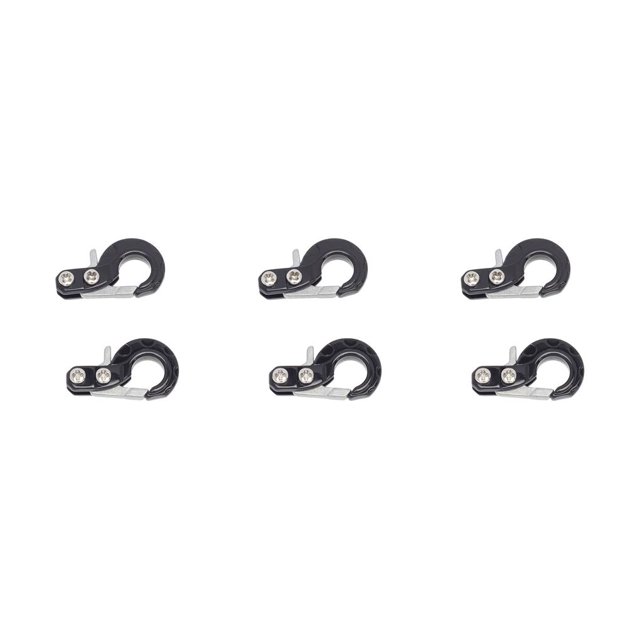 Vogacara 2 uds gancho de remolque instalación práctica 1/8 cabrestante RC suministros accesorios mejorados enganche de caída remolques grillete tirar Type1 NO1 Vogacara CBP355780