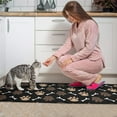thumbnail image 3 of Paw Prints and Bones Kitchen Rugs Sets Of 2,Anti Fatigue Kitchen Mat Rugs Non Slip Washable,Decorative Kitchen Floor Mats for Kitchen,Sink,Laundry,17"x30"+17"x47", 3 of 7