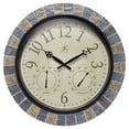 thumbnail image 1 of Infinity Instruments Inca II 18 Pouces Tous les Temps Station Mosaïque Horloge Murale, 1 of 7