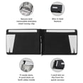 thumbnail image 4 of DONBOLSO Slim Leather Wallet - Minimalist Bifold Wallet for Men - RFID Blocking Protection Money & Card Holder - Durable & Functional Front Pocket Wallet - Best Present for Father's Day & Birthday, 4 of 6