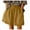 Yellow, variant on IROINNID Plus Size Cotton Shorts for Women Summer High Waist Linen Short Wide Leg Shorts With Pockets,White