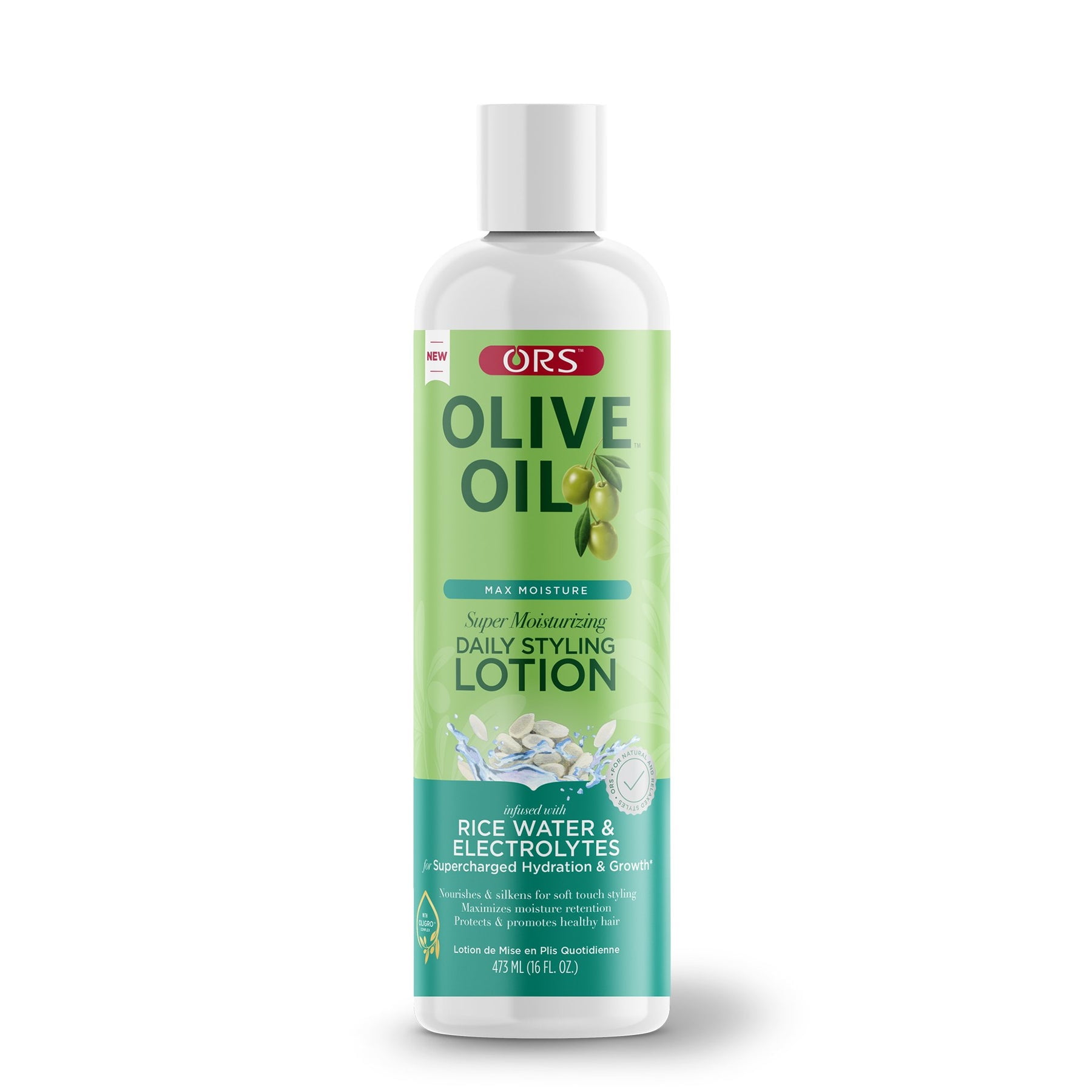 ORS OLIVE OIL MAX MOISTURE SUPER MOISTURIZING DAILY STYLING LOTION 16