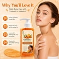 thumbnail image 4 of LEBONYARD Turmeric Vitamin C Moisturizing Body Wash, Rich Foam Quick Rinse Fresh Natural Scent Daily Shower Gel 120ml, 4 of 8