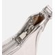 thumbnail image 3 of LHSHID Vintage Crescent Bag Silver Tote Purse for Women Y2k Tote Bag Shiny Leather Shoulder Bag Clutch Zipper Hobo Evening Bag, 3 of 7