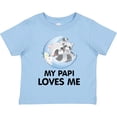 thumbnail image 3 of Inktastic Raccoon My Papi Loves Me Boys or Girls Toddler T-Shirt, 3 of 5