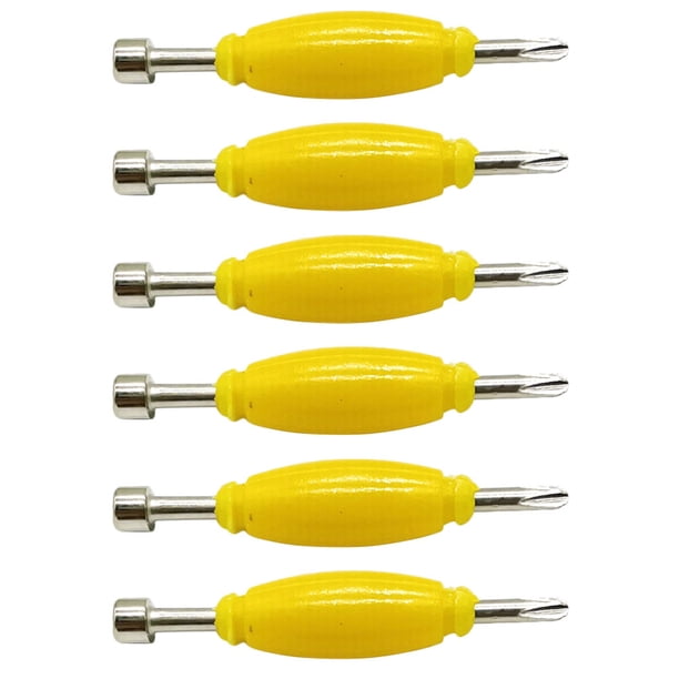 6pcs herramienta de diapasón mini destornillador reparación de diapasón destornillador de doble extremo destornillador
