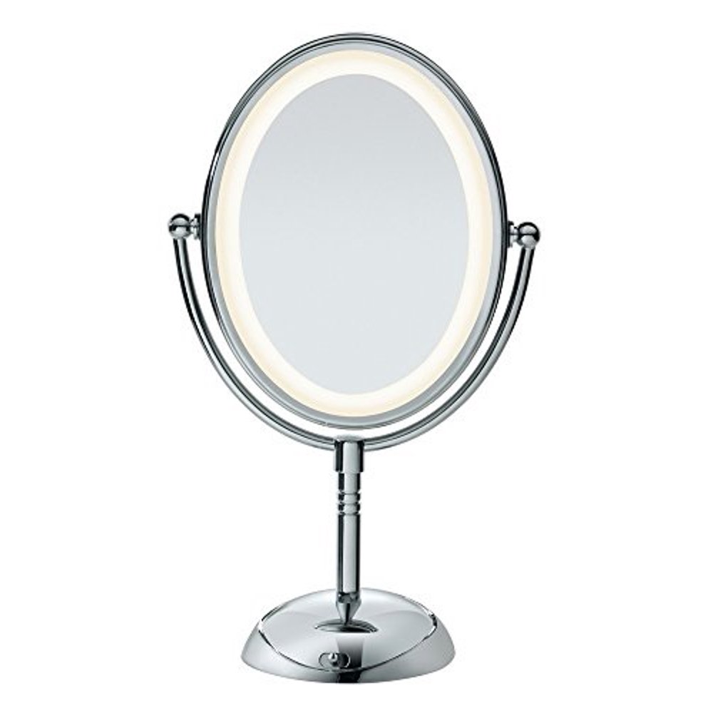 conair reflections led lighted collection mirror, polished chrome