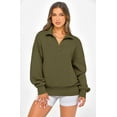 thumbnail image 5 of PRETTYGARDEN Womens Half Zip Oversized Sweatshirts Fleece Hoodies Trendy Long Sleeve Pullover Tops Y8k Fall Outfits, 5 of 7