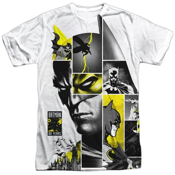 Batman - 80Th Panels - Short Sleeve Shirt - Small