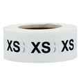thumbnail image 2 of White Circle XS Clothing Stickers | 0.75" Inch Round | 500 Pack, 2 of 7