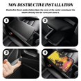 thumbnail image 5 of Chririnla Polyester Fabric Car Armrest Cover Comfort Storage Pockets on Both Sides Car Center Armrest Cushion for Sedan, Sunset Palm Tree Pattern Auto Armrest Cover, 5 of 6