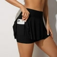 thumbnail image 3 of Attraco Women Swim Skirt High Waisted Swim Bottom Swimsuit Shorts Board Shorts with Pockets, 3 of 8