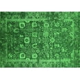 thumbnail image 1 of Ahgly Company Indoor Rectangle Oriental Green Industrial Area Rugs, 2' x 3', 1 of 4