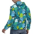 thumbnail image 6 of Wukai Shark And Leaves Print Men Hoodies Fleece Sweatshirts Long Sleeve Sweaters Pullover Fall Outfits Winter Clothes-Large, 6 of 7